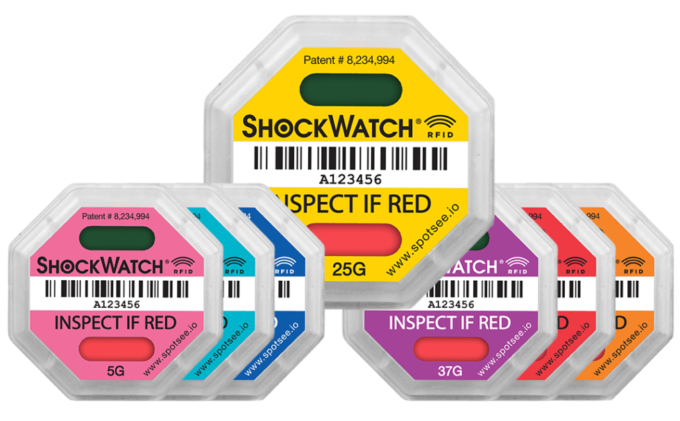 Traçabilité indicateur de choc RFID