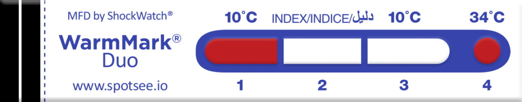 image de l'Indicateur de température warmmark duo declenché