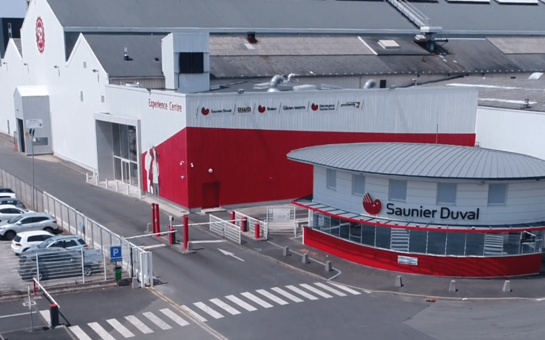 L’entreprise Saunier Duval a équipé son site industriel de Nantes du système HIT NOT pour limiter les risques d’accidents entre piétons et chariots
