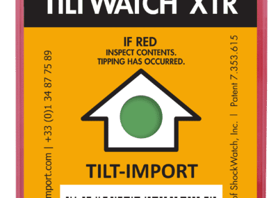 indicateur de renversement TiltWatch XTR inactif