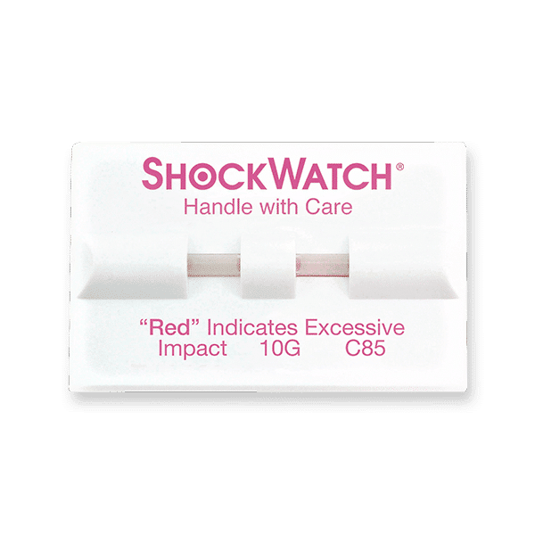 indicateur de choc shockwatch clip