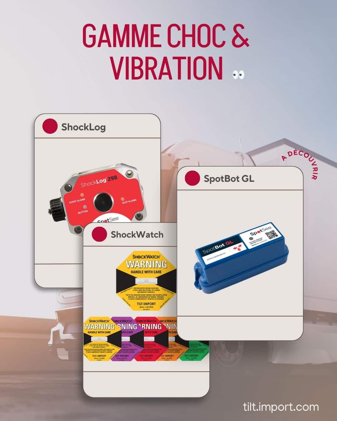 Gamme Choc et Vibration